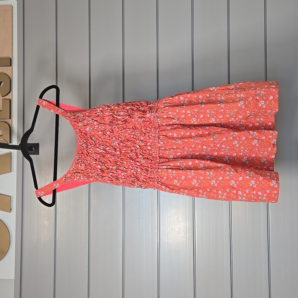 Free People Petunia Cotton Mini Dress In Poppy Combo